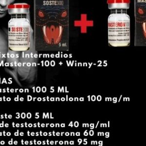 Intermediate Mixed Cycles Soste + Masteron-100 + Winny-25 Cobra Labs (kostenloser Versand)