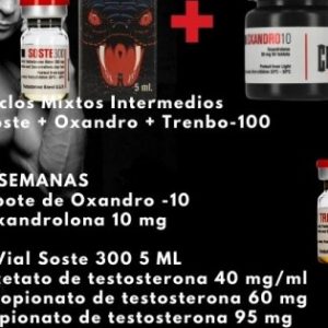 Intermediate Mixed Cycles Soste + Oxandro + Trenbo-100 Cobra Labs (kostenloser Versand)