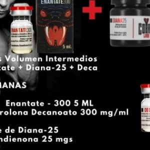 Zwischenvolumenzyklen Enantate + Diana-25 + Deca Cobra Labs (kostenloser Versand)