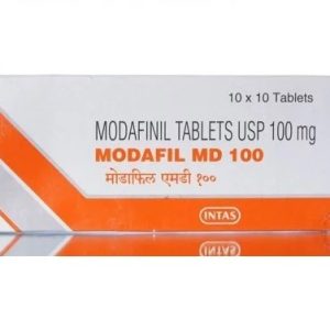 Modafil MD 100 mg Intas Pharmaceuticals