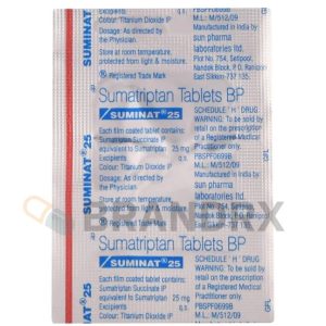 Suminat 25 mg Sun Pharmaceuticals Industries